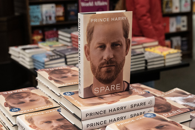 ‘Spare’ by Prince Harry (2023) 